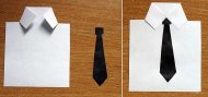 Открытка-рубашка из бумаги